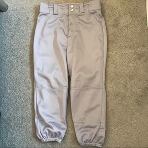 Grey softball pants